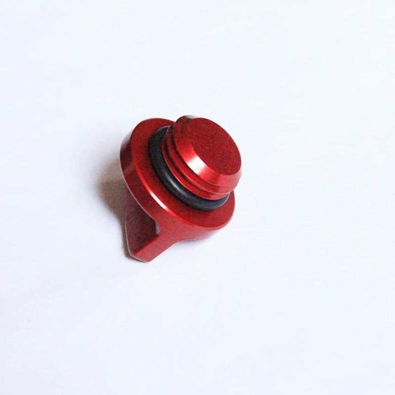 HYEPIVOT M20x2.5mm CNC Aluminum Oil Filler Cap Plug for CRF150R CR125R CR250R CRF250R CRF450R CB250F CB300F CBR250R CBR300R CBR400R CBR500R CBR600RR Red - Image 2